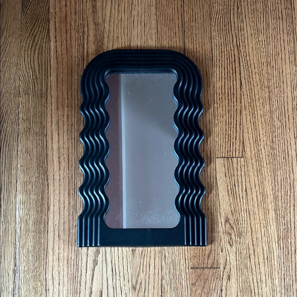 Abstract Wavy Frame Mirror